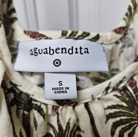 Agua Bendita Tropical Palm Print Small - Picture 4 of 4